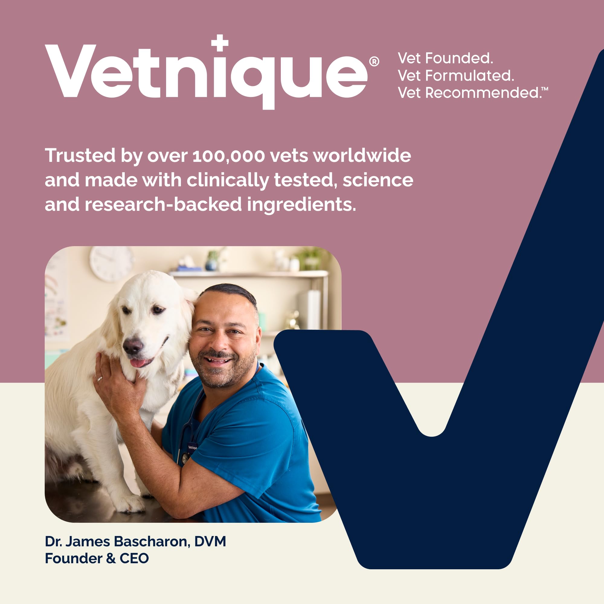 Vetnique Oticbliss - limpieza de oídos para confort diario de mascotas.