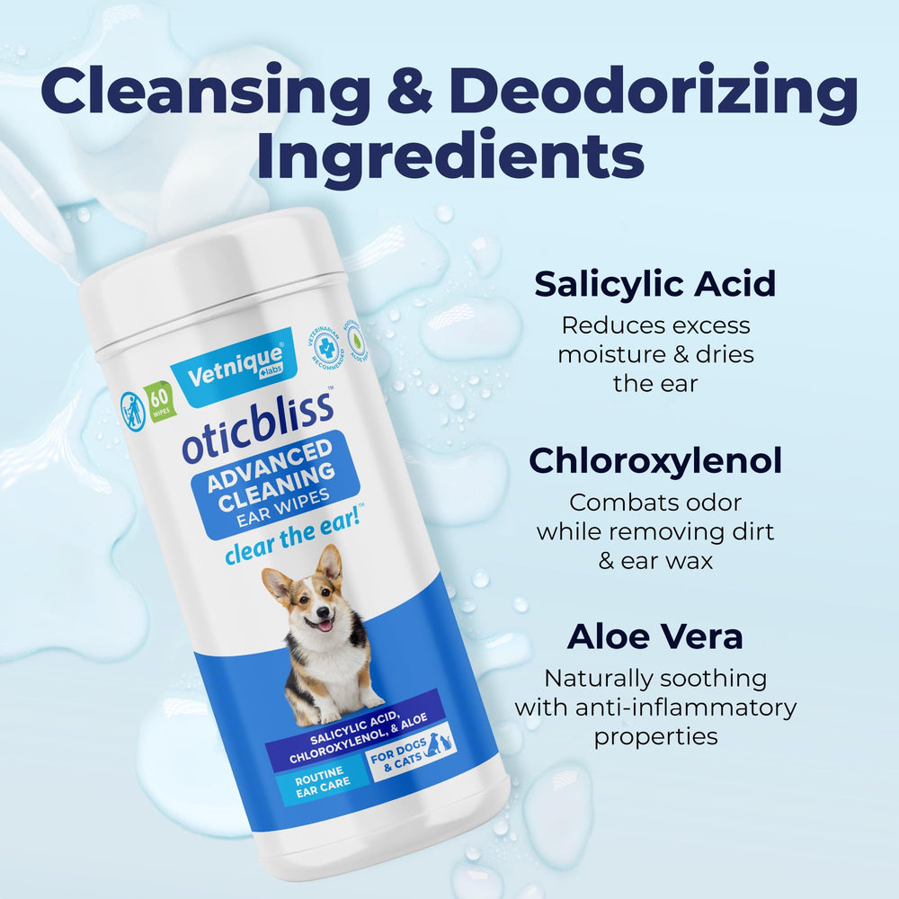 Oticbliss salicylic acid action aids gentle cleansing and odor control