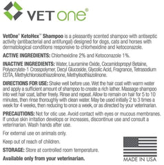 VetOne KetoHex cat-ear-care scene demonstrates cleaning and relief during bath.