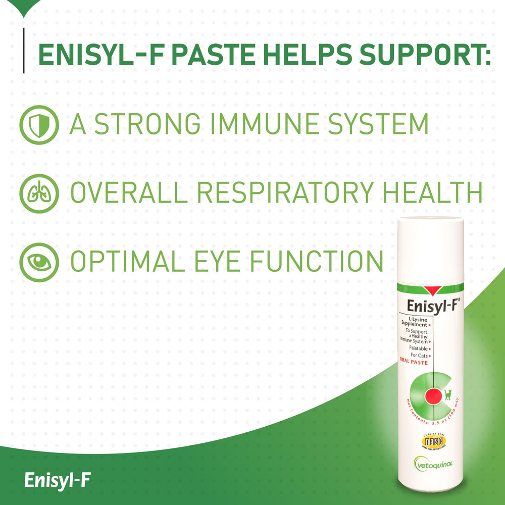 Vetoquinol Enisyl-F dosing pump close-up for easy administration.
