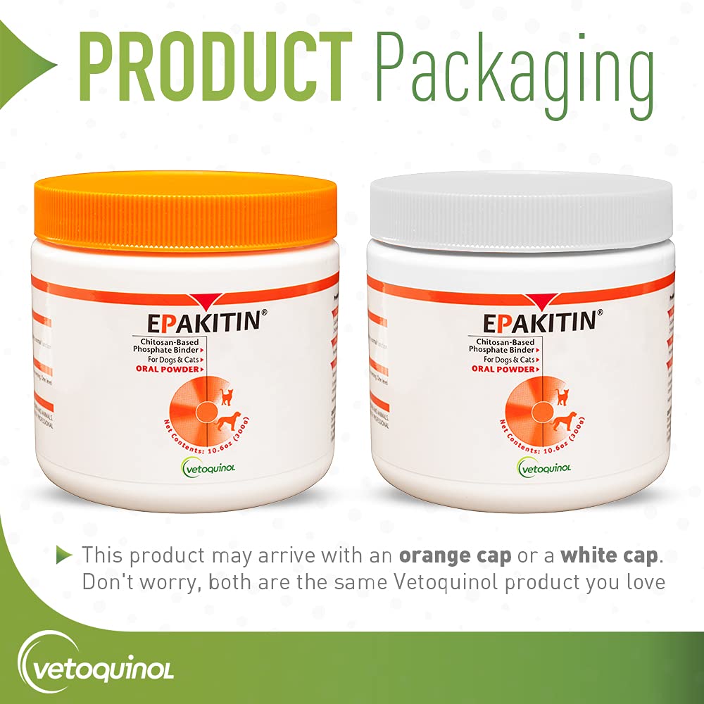 Vetoquinol Epakitin-ingredients-chitosan highlights natural binder components like chitosan and soy protein.