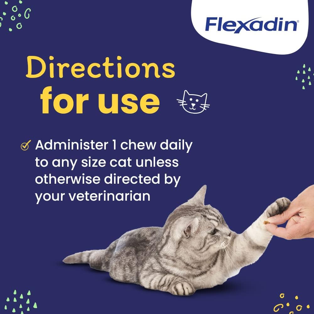 Vetoquinol Flexadin cat hip chew ready-to-serve portion for daily support