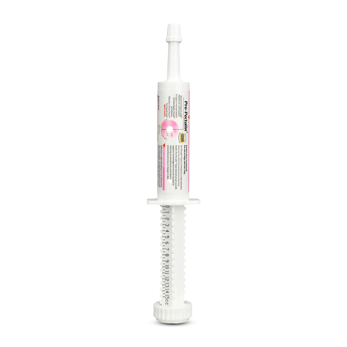 Vetoquinol Pro-Pectalin paste application demonstrates easy administration for dogs and cats.