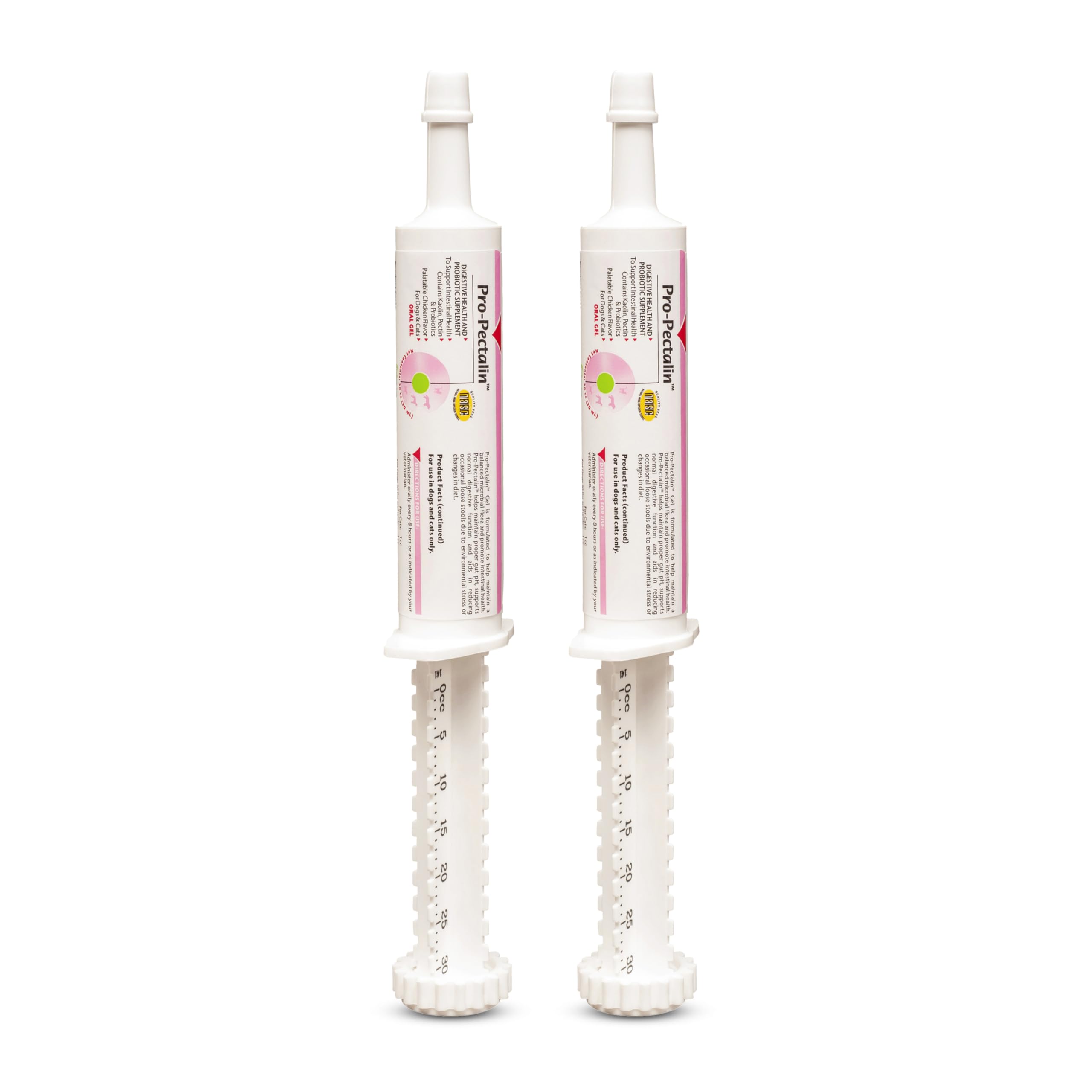 Vetoquinol Pro-Pectalin Oral Paste bottle demonstrates chicken-flavored stool support for pets.