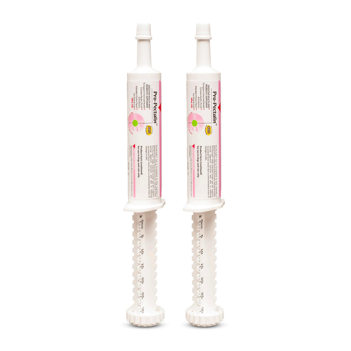 Vetoquinol Pro-Pectalin Oral Paste bottle demonstrates chicken-flavored stool support for pets.