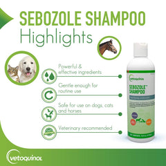 Vetoquinol Sebozole chloroxylenol ingredient focus for clean skin