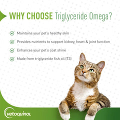 Vetoquinol omega; administración diaria para perros de 30-60 libras