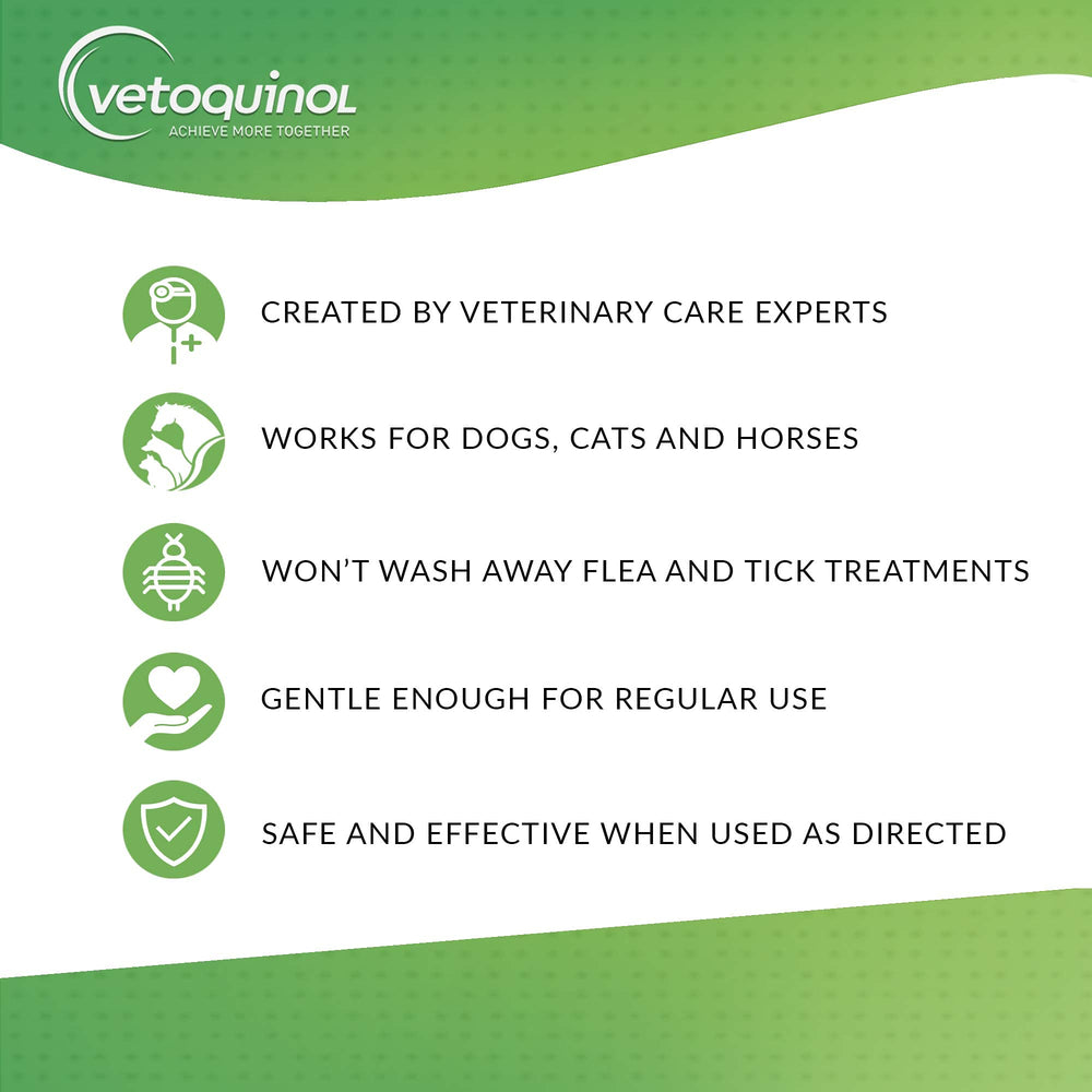 Vetoquinol Universal Medicated Shampoo cats coat closeup demonstrates gentle cleansing.