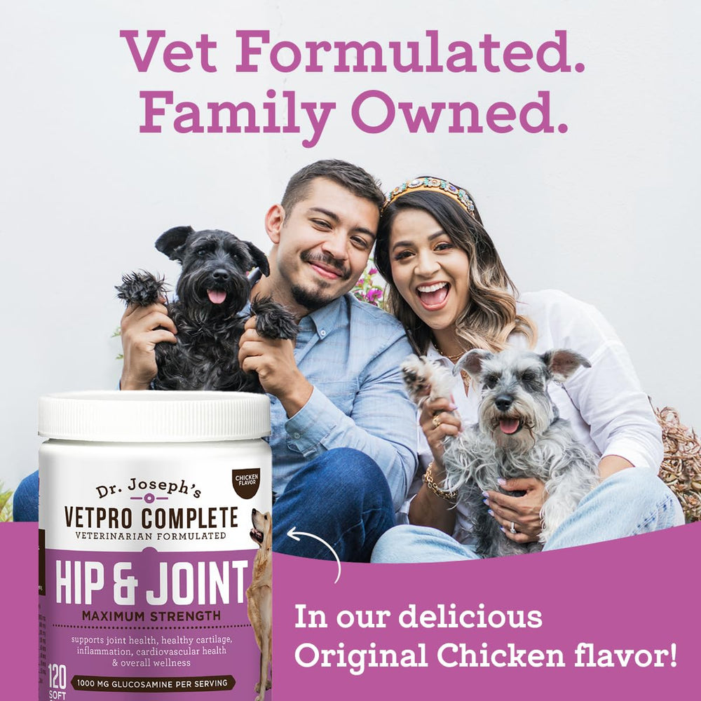 VetPro Complete promotes heart and coat health with omega-3.