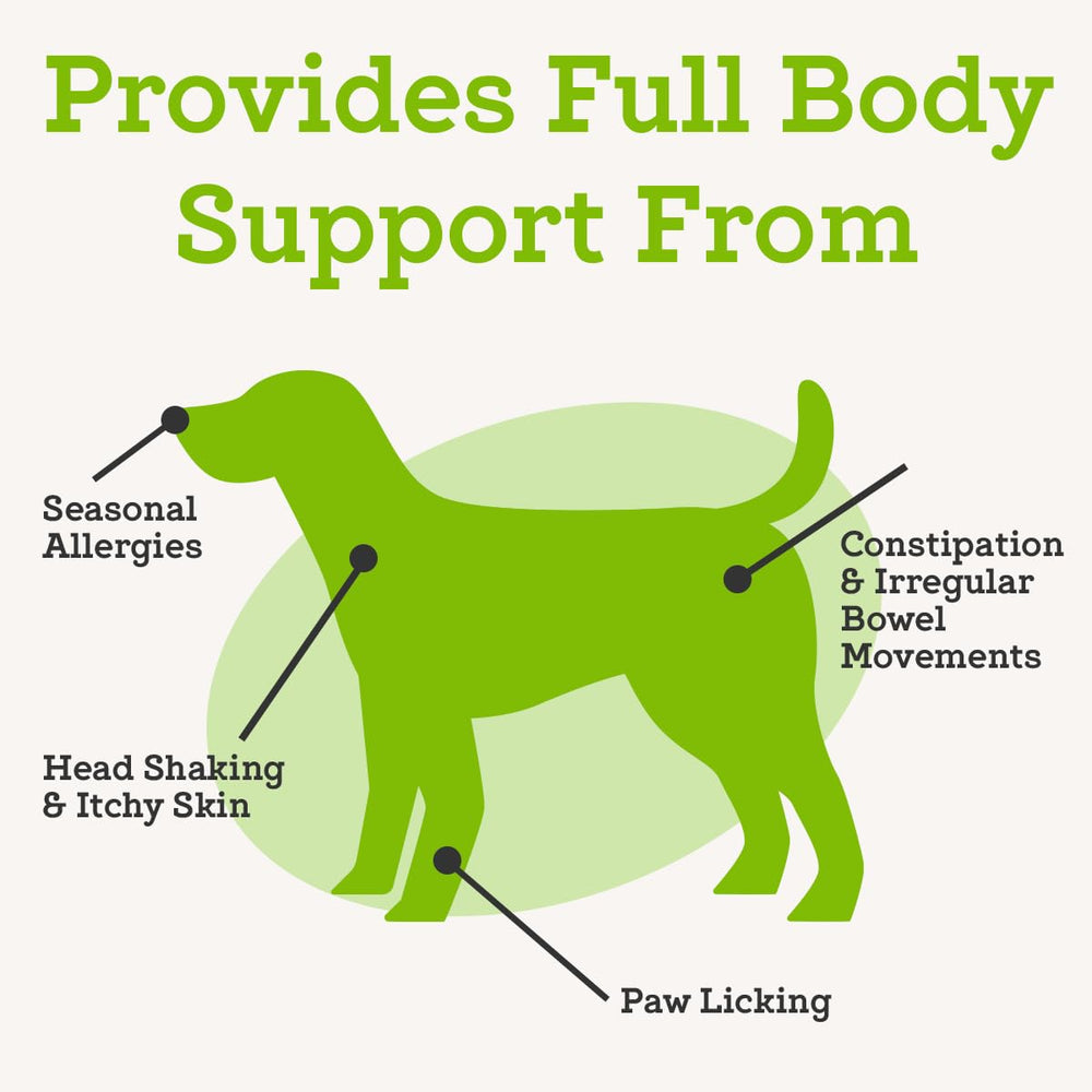 VetPro Complete omega-3 flaxseed feature emphasizes healthy coat support.