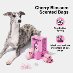 VETRESKA 3D cherry blossom design highlights stylish pink dispenser.