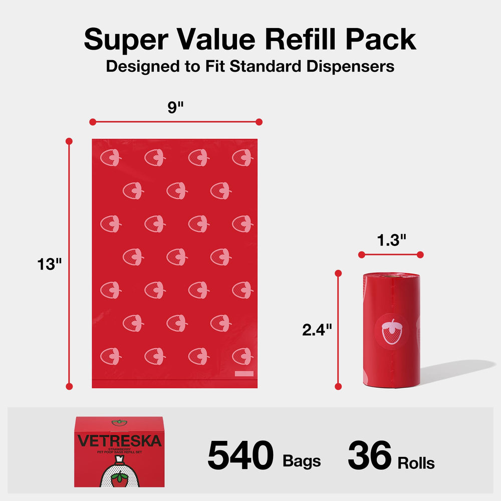 VETRESKA 540 bags per box highlights value and convenience