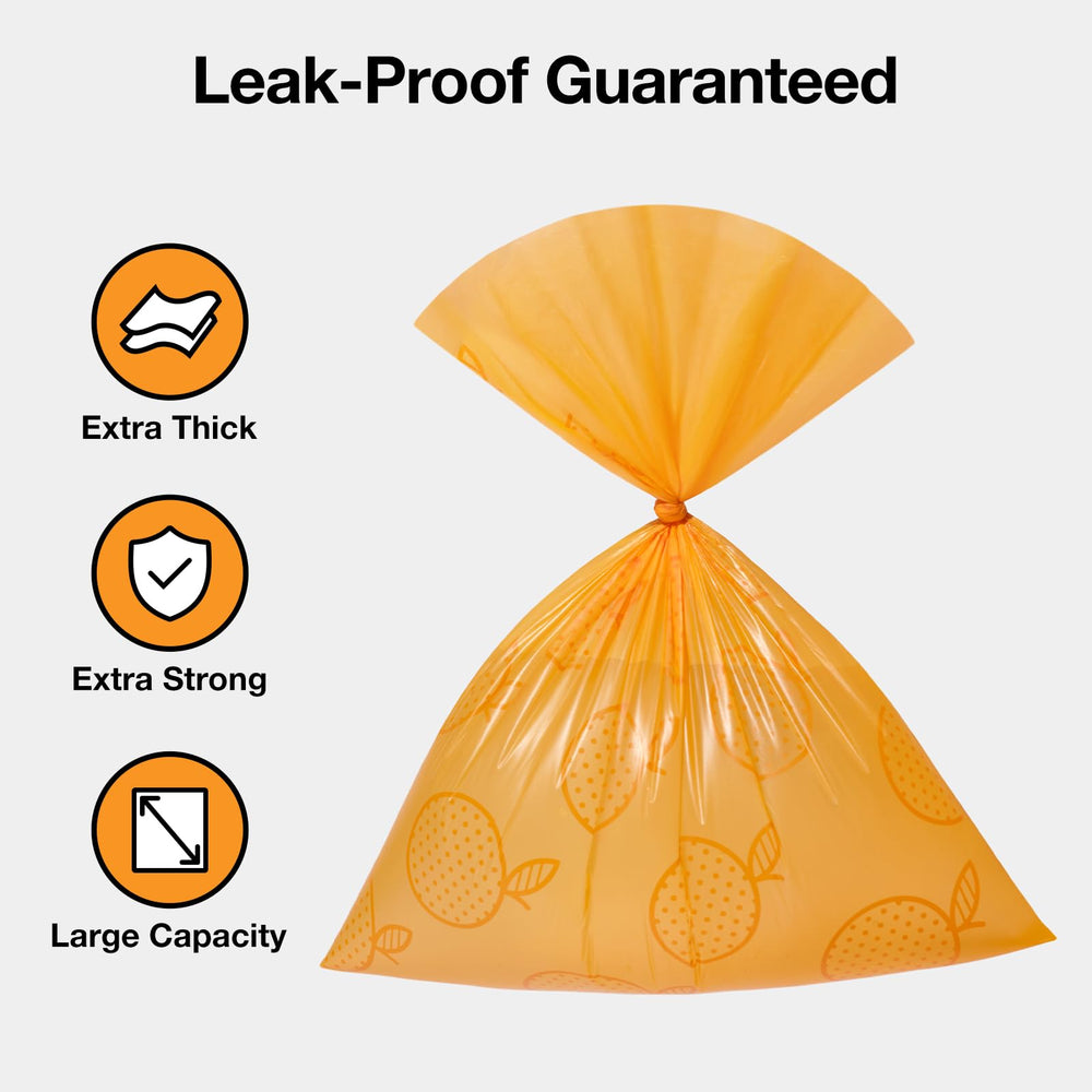VETRESKA citrus-scented bags with tangerine fragrance to neutralize odors.
