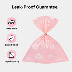 VETRESKA flower-top design reinforces bag opening for easy use