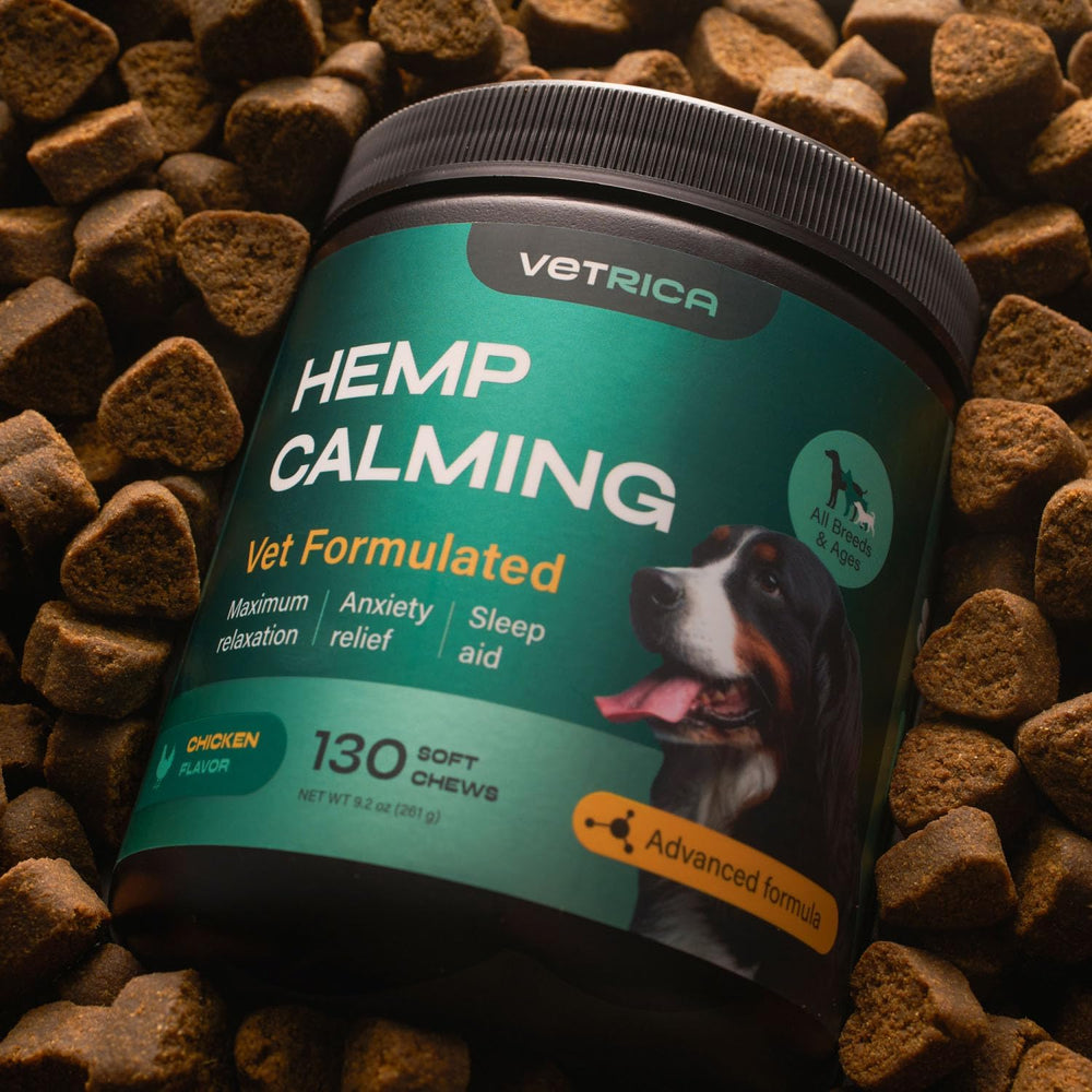 Vetrica Calming Chews life-stages; suitable for puppies to seniors.