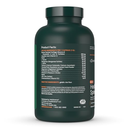 VetriScience Healthy Spine & Disc NASC-certified supplement bottle.
