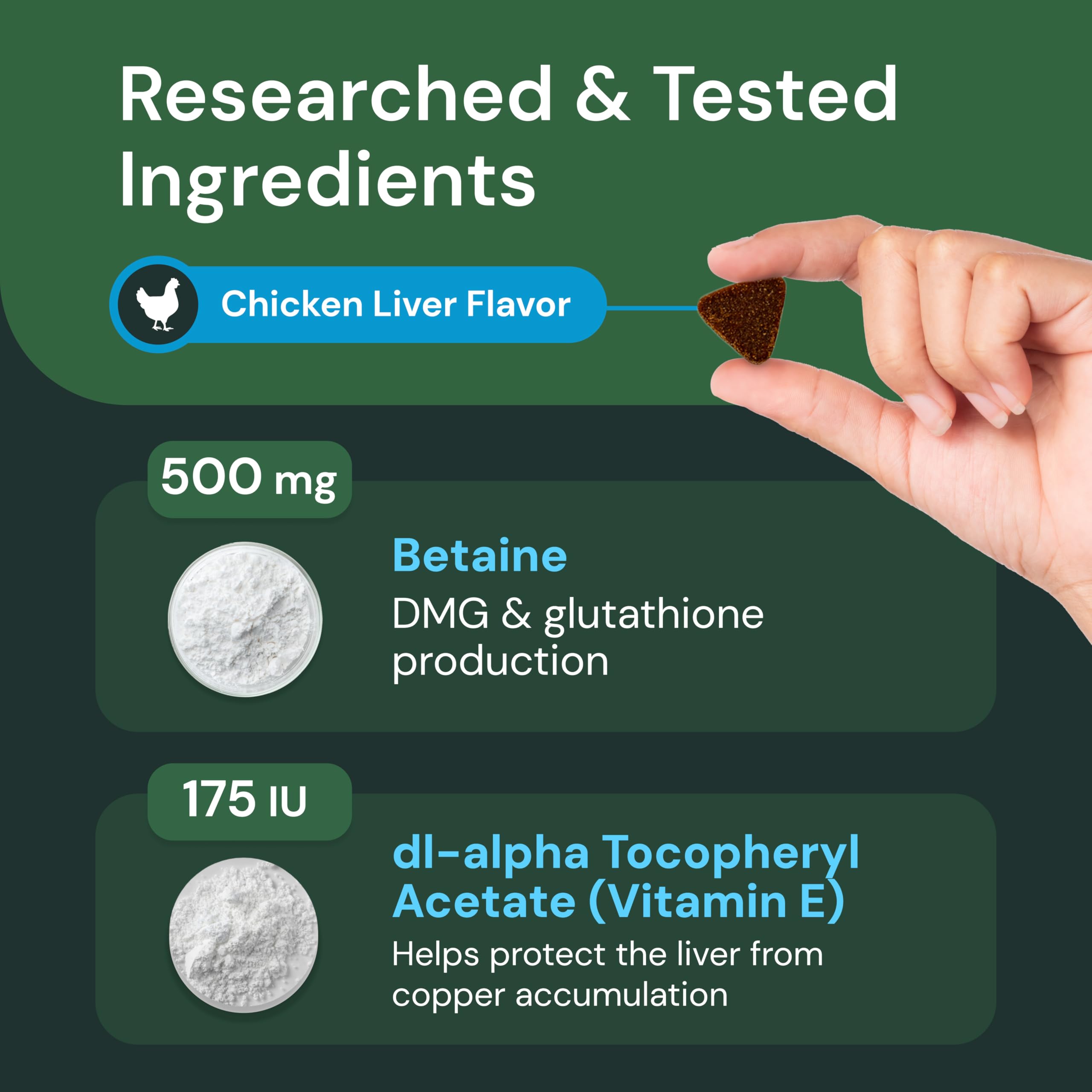 VetriScience Liver Health Chews immune-support image hints at balanced immune health.