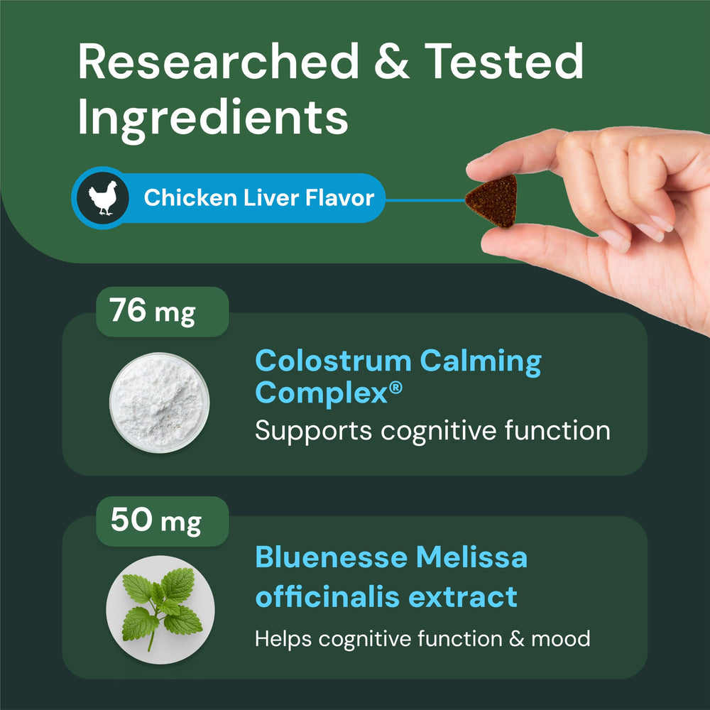 VetriScience Max Calm Chews lemon balm ingredient spotlight for calmer pets.