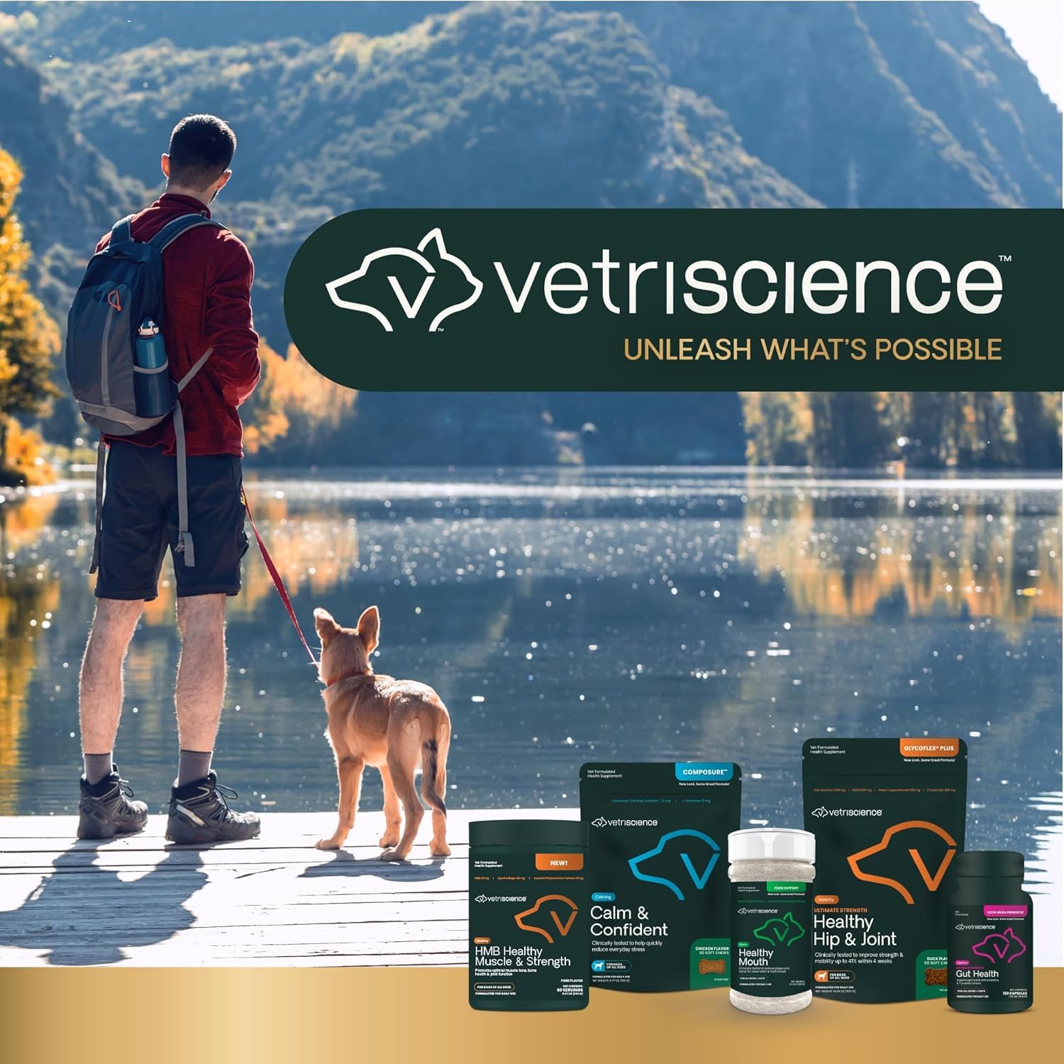 VetriScience non-dairy probiotics suitable for pets with sensitivities.