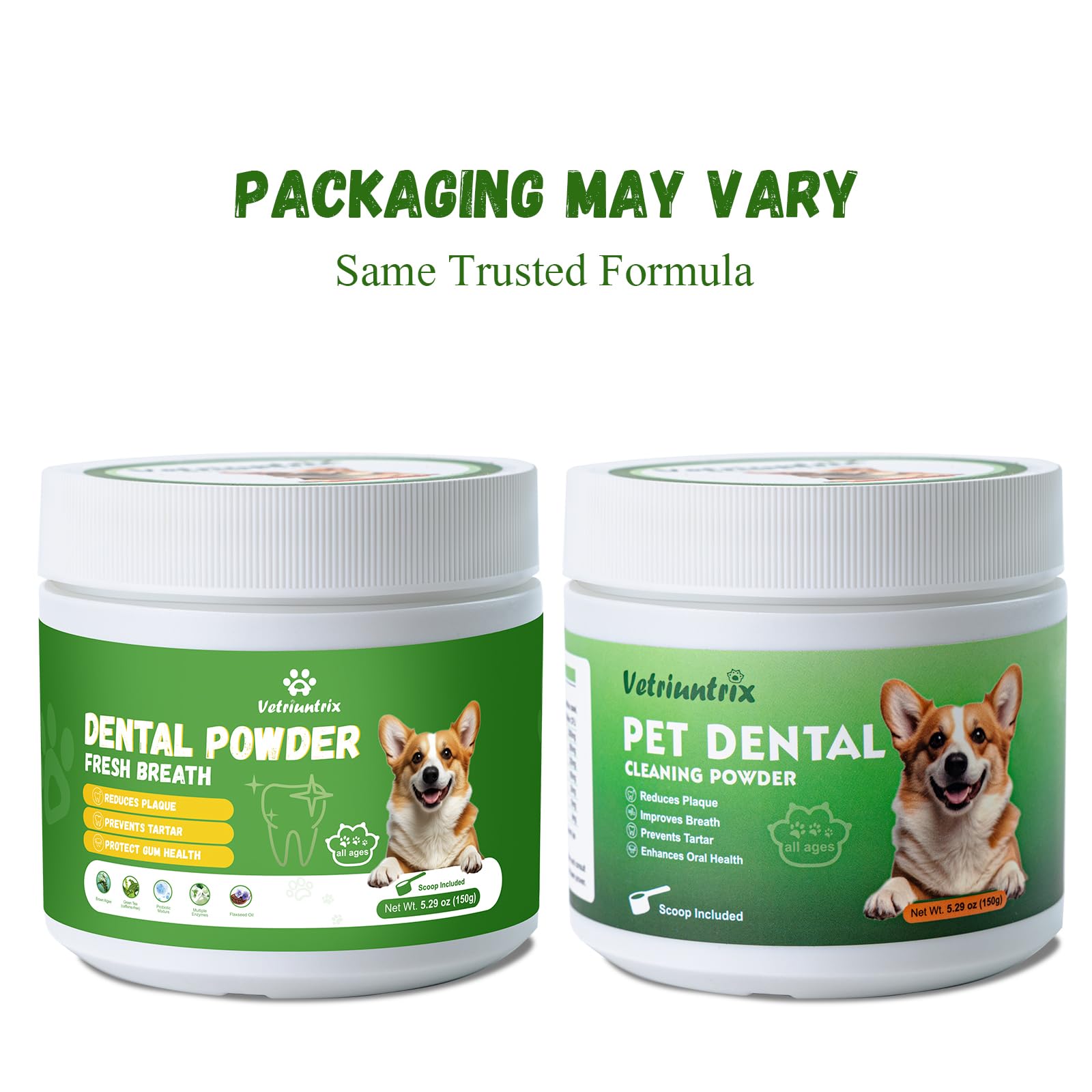 Vetriuntrix dog meal scene showing easy integration into feeding routine.