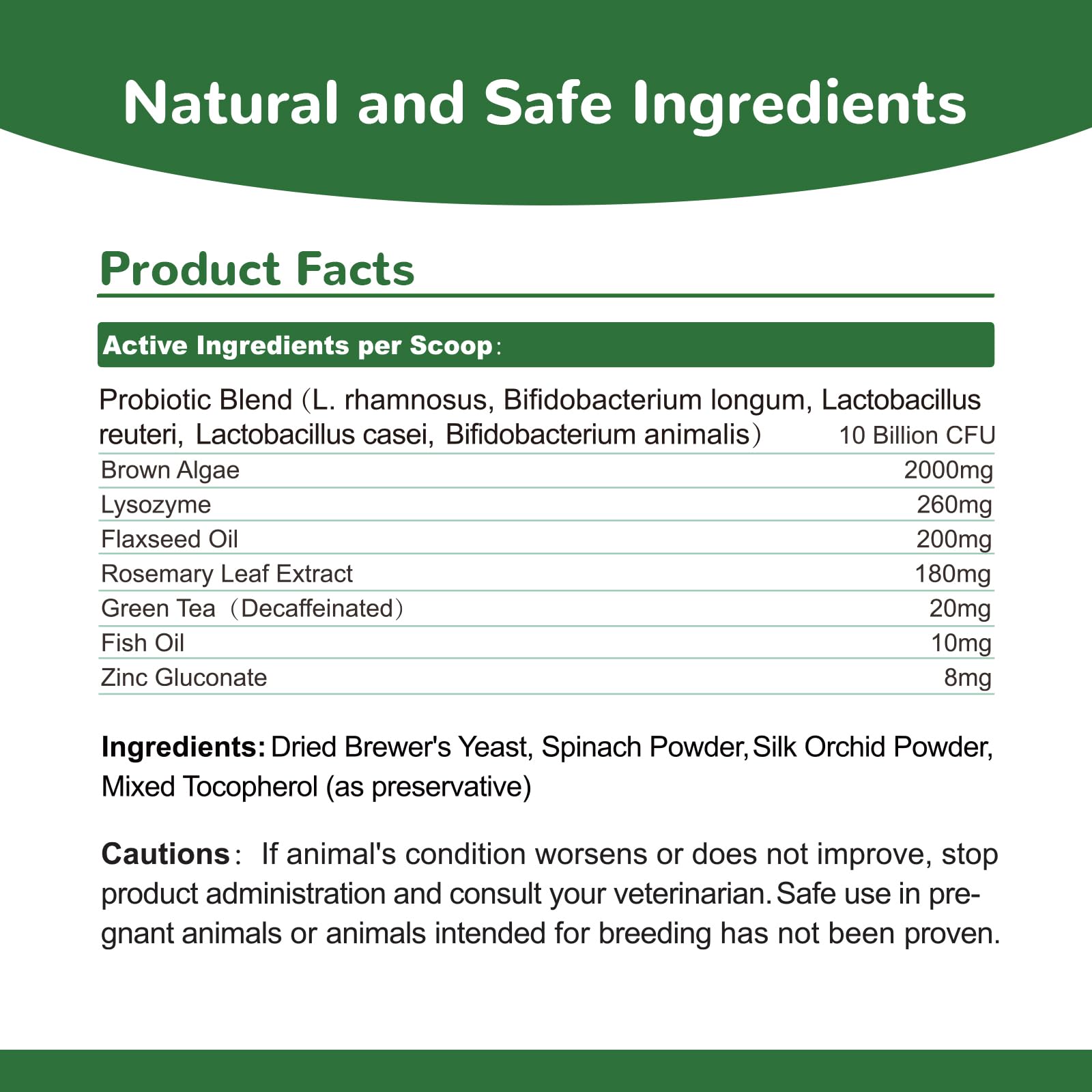 Vetriuntrix dog teeth cleaning powder vet formulated badge communicates safety and efficacy