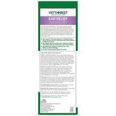 Vet's Best Ear Relief Dry bottle supports longer gaps between cleanings.