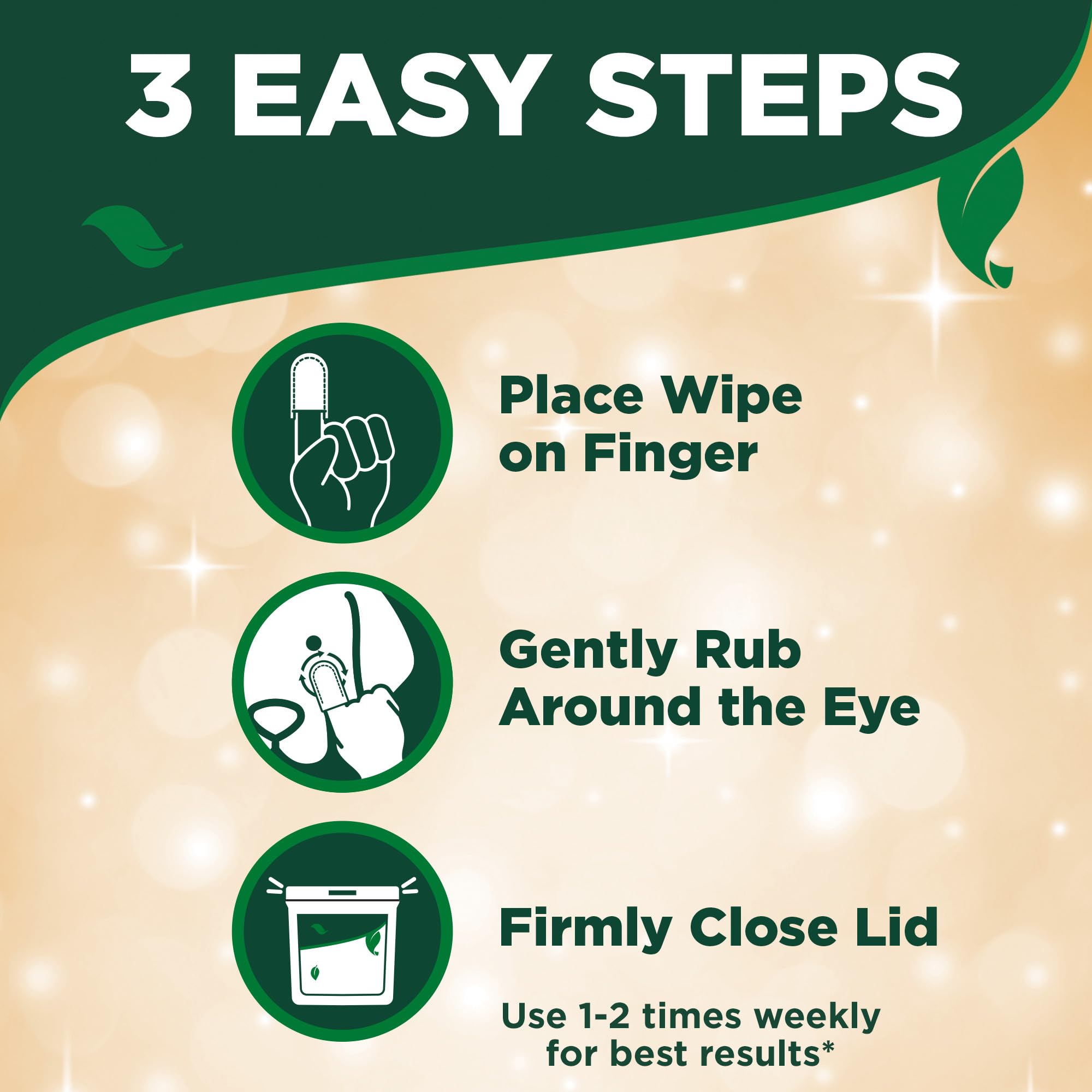 Vet's Best Eye Cleansing Wipes paraben-free formula supports daily, gentle eye care.