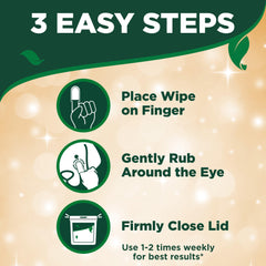 Vet's Best Eye Cleansing Wipes paraben-free formula supports daily, gentle eye care.