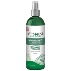 Vet's Best Moisture Mist bottle pour enables quick, mess-free application for dry skin relief.