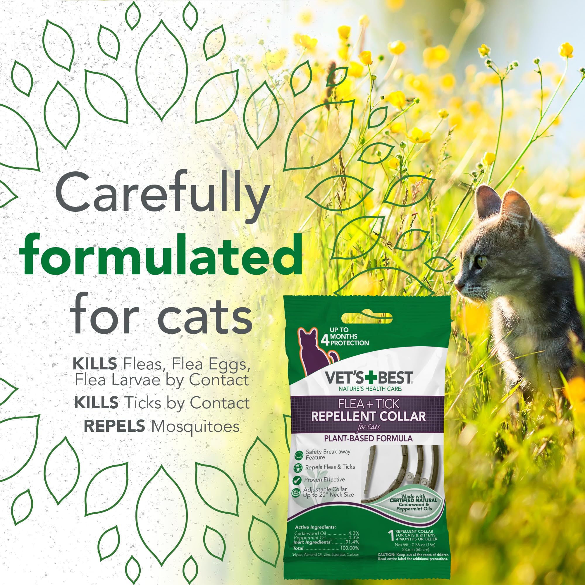 Vet's Best peppermint oil and clove-based spray close-up of natural pest-fighting oils.