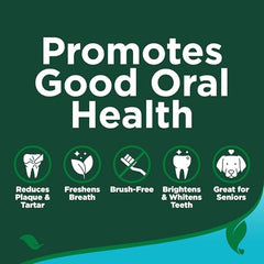 Vet’s Best teeth cleaning powder dispense application demonstrates brush-free use