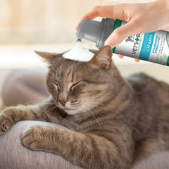 Vet's Best Waterless Cat Bath no-rinse foam for easy, mess-free grooming.
