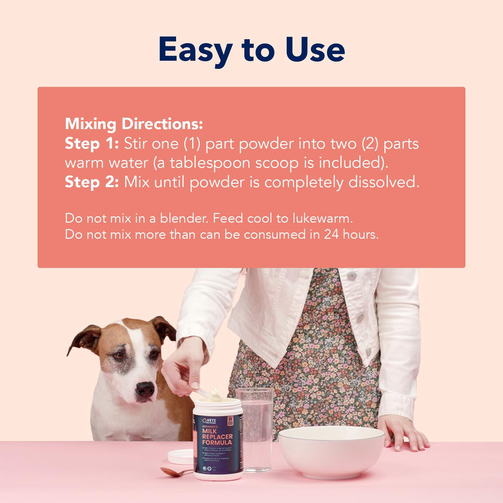 Vets Preferred Colostrum-enriched formula supports immune function and digestion.