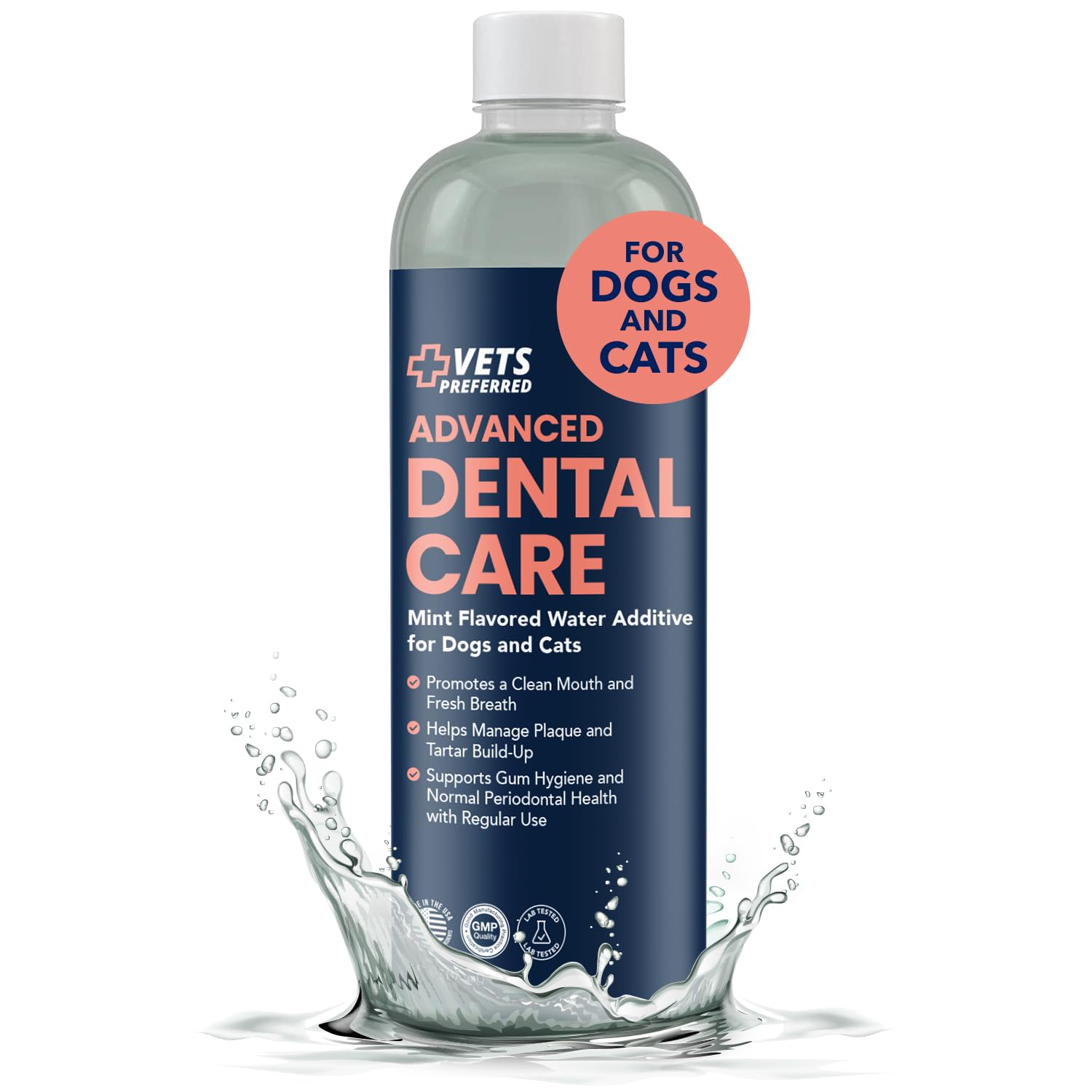 Vets Preferred dog oral care kit image emphasizes simple daily routine.