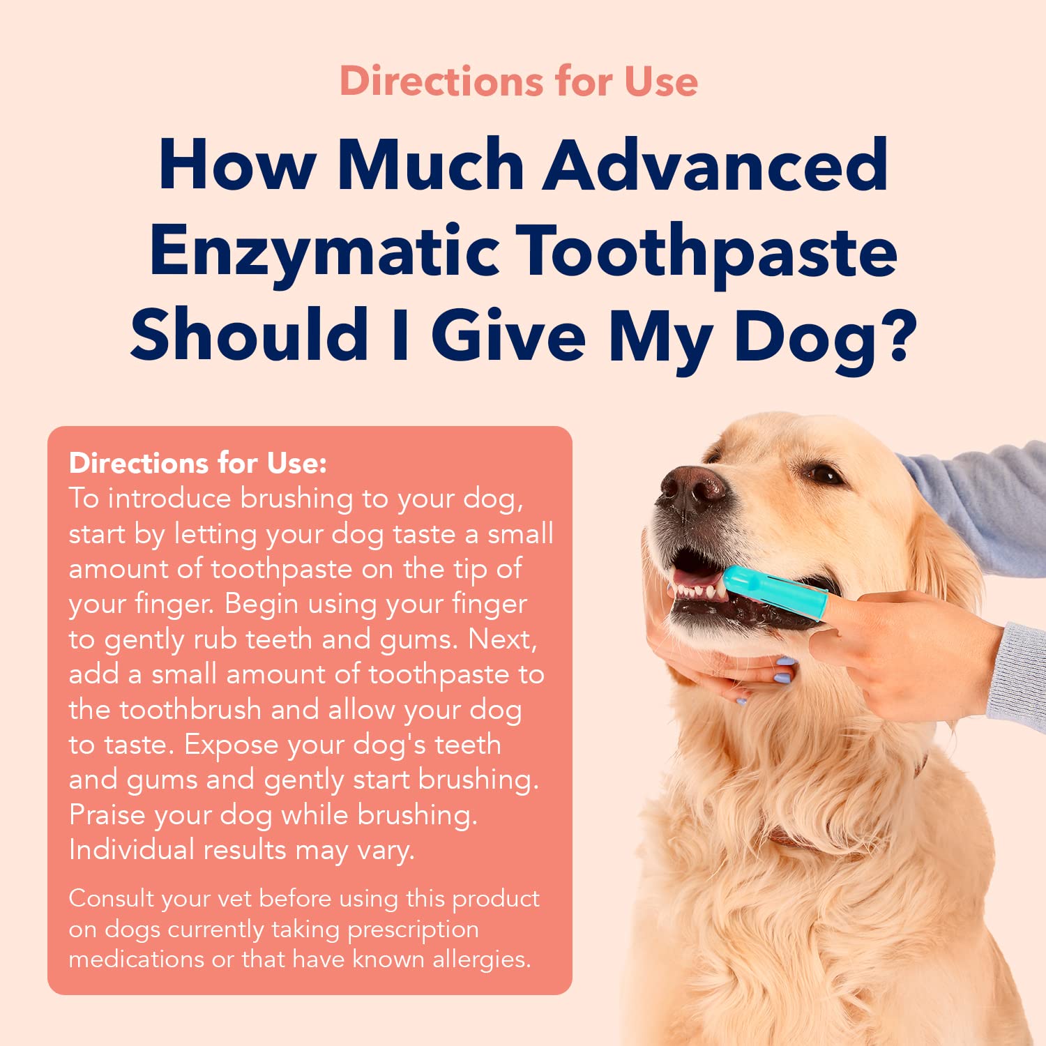 Vets Preferred enzymatic toothpaste fresh breath result suggests odor control after brushing