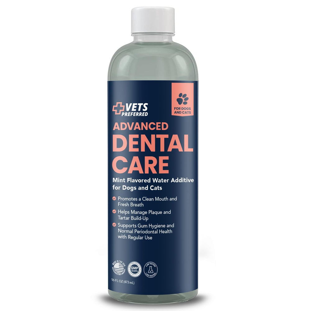 Vets Preferred fresh breath routine may improve dog mouth odor.