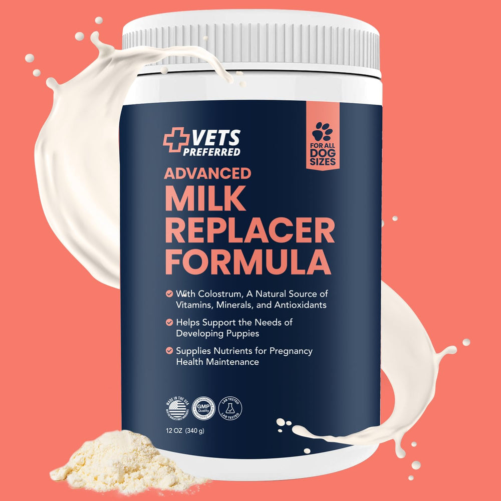 Vets Preferred GMP-certified production badge on packaging conveys safety.