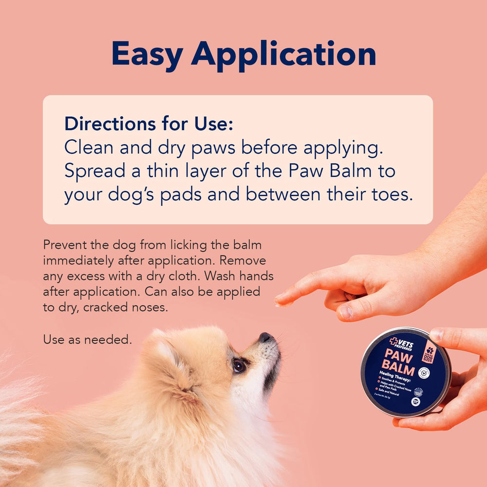 Vets Preferred Paw Balm ingredients beeswax coconut oil shea butter