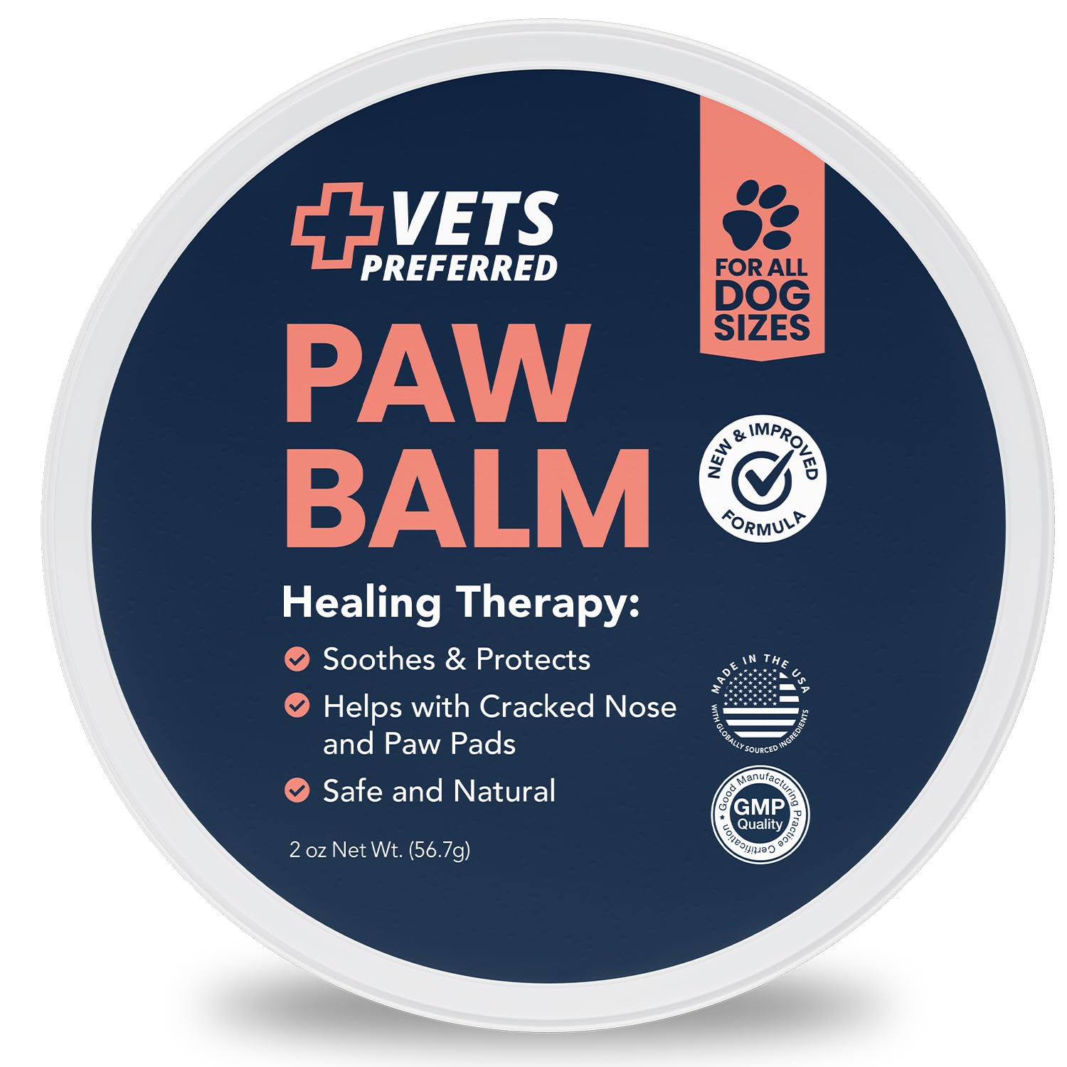 Vets Preferred Paw Balm puppy-friendly formula for family pets