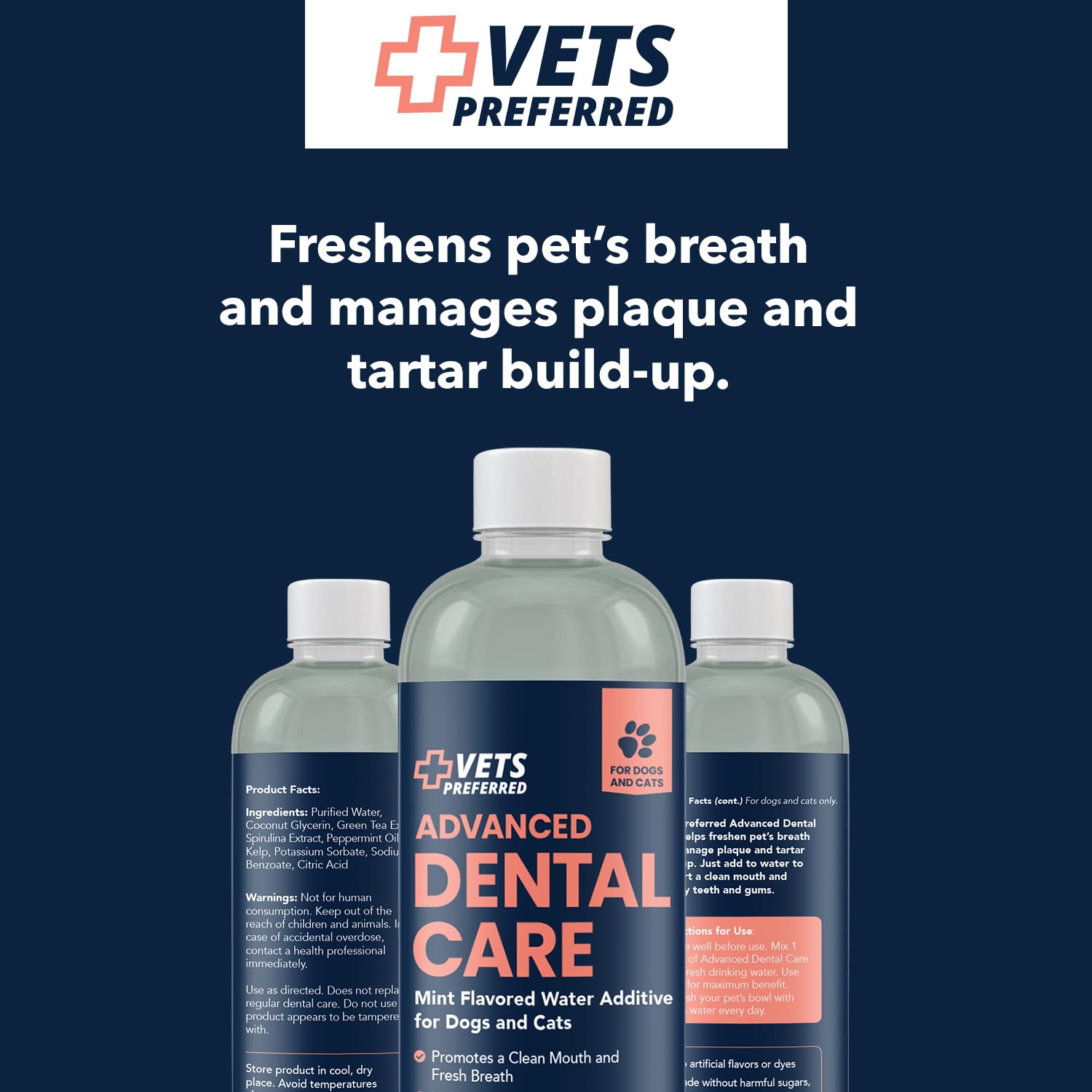 Vets Preferred USA-made dental care for dogs.