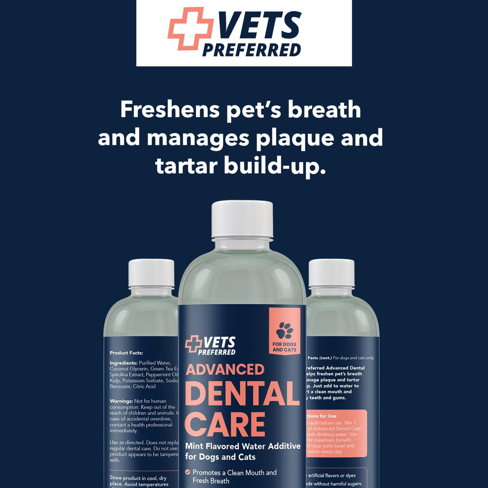 Vets Preferred USA-made dental care for dogs.