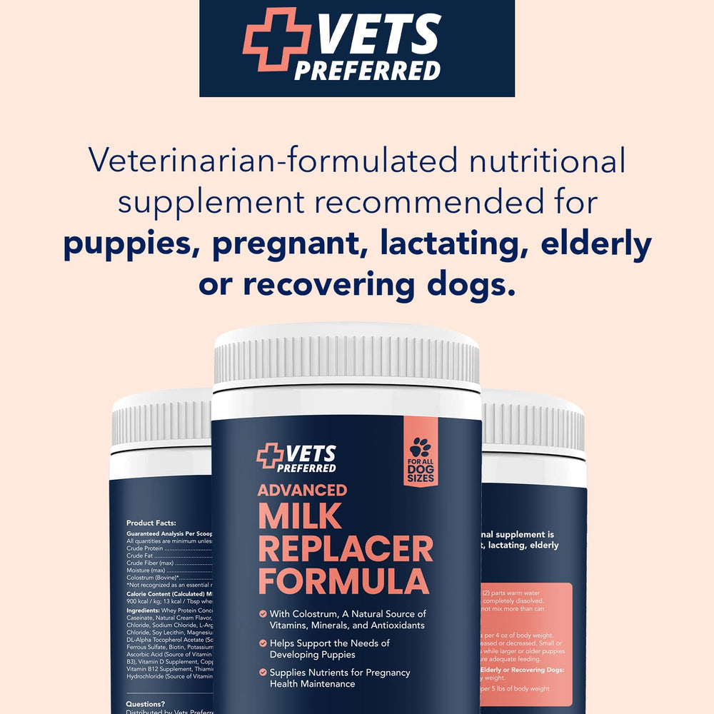 Vets Preferred 12 oz packaging highlights USA-made GMP-quality nutrition.