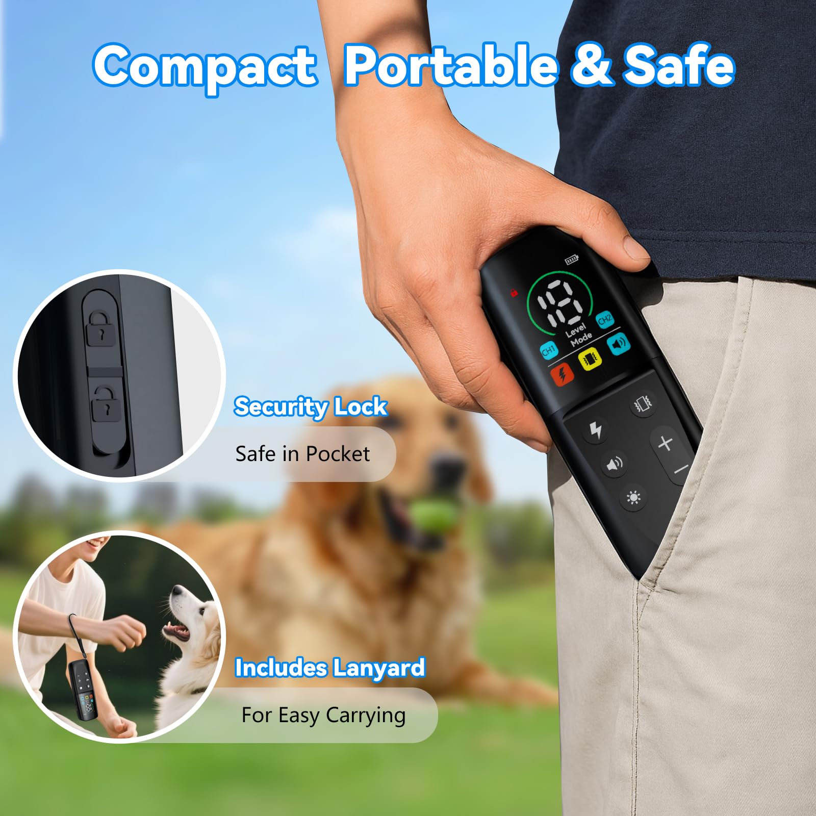 VGIUB dual-dog capable system lets one remote manage two collars for efficiency.