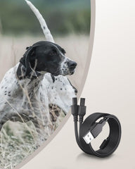 vhbw PetSafe USB charger cable PAC00-16357 in-use powering wireless trainer and collar