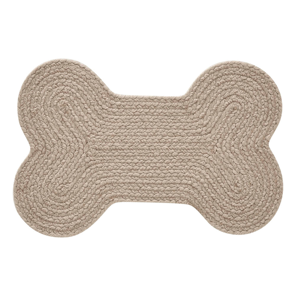 VHC Brands bone rug mat for dogs and cats, indoor/outdoor use keeps spills contained
