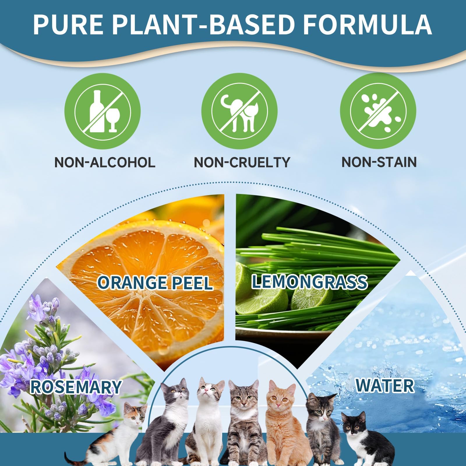 VICSOM Cat Deterrent Spray guiding cats away from a room