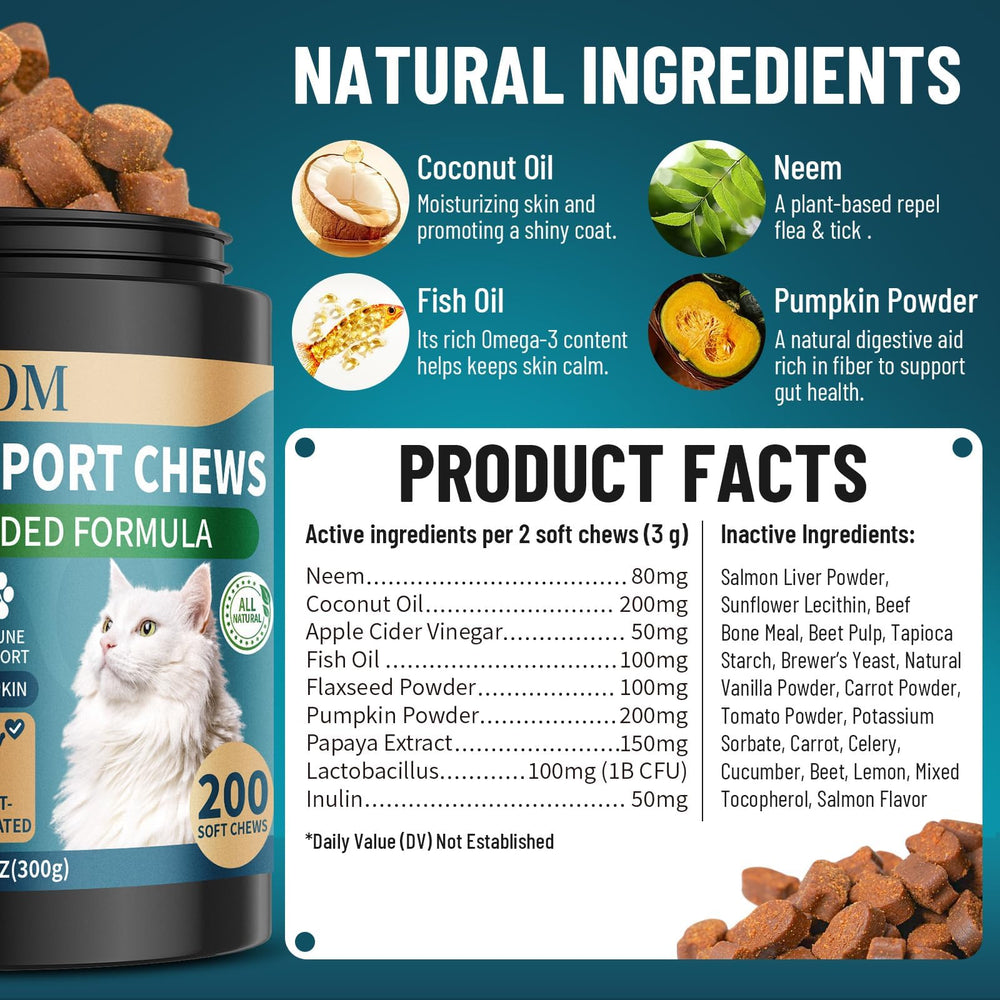 VICSOM natural formulation with neem, coconut oil, and apple cider vinegar for protection