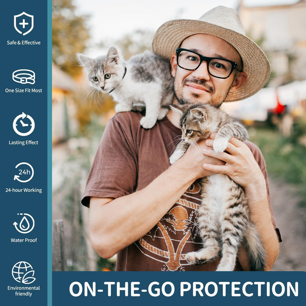 VICSOM water-resistant collar proves durability during baths or rain.