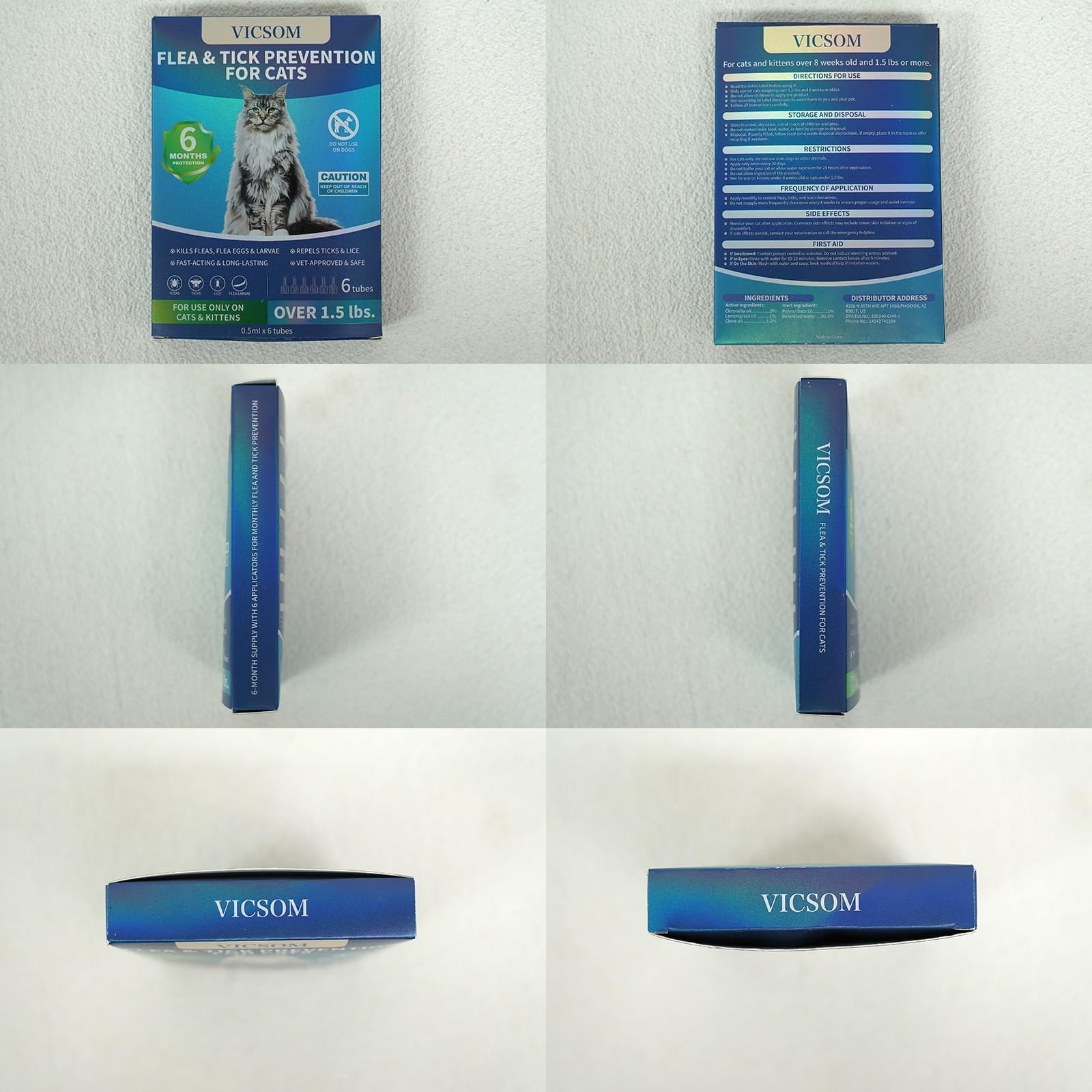 VICSOM monthly protection provides a reliable 30-day cycle for ongoing flea control.