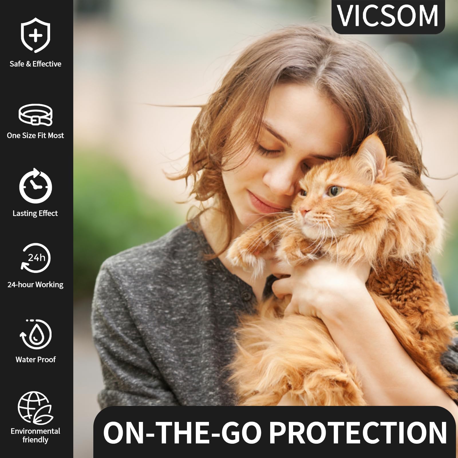 VICSOM non-greasy design makes application quick and tidy.